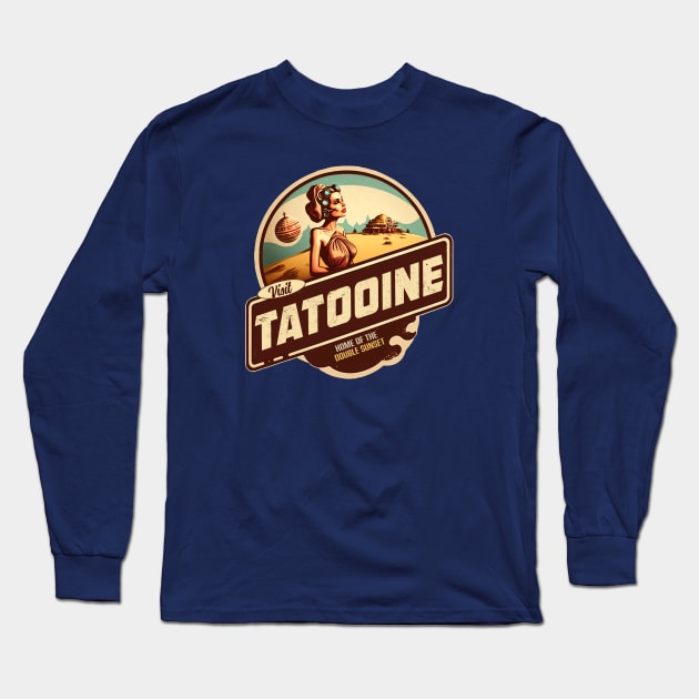 Visit Tatooine Long Sleeve T-Shirt by NineBlack